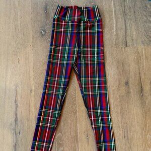 Women's Tartan Christmas Leggings